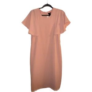 Elegant Ann Taylor blush pink dress